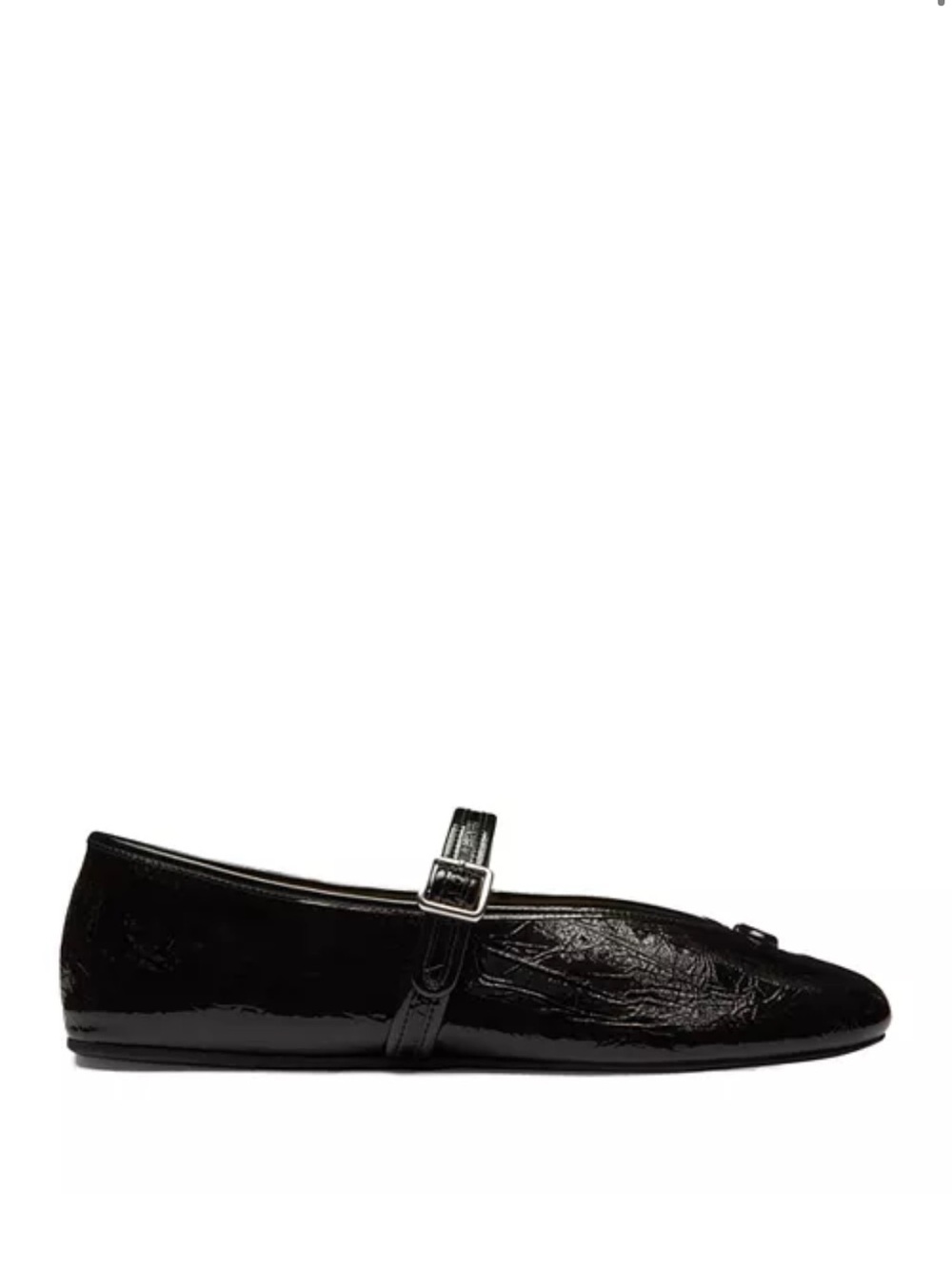 NEW COACH Women's Sculpted C Crinkle Patent Leather Mary Jane Shoes - Picture 4 of 4